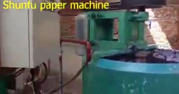 Small 787 Tissue Paper Machine Working Scene